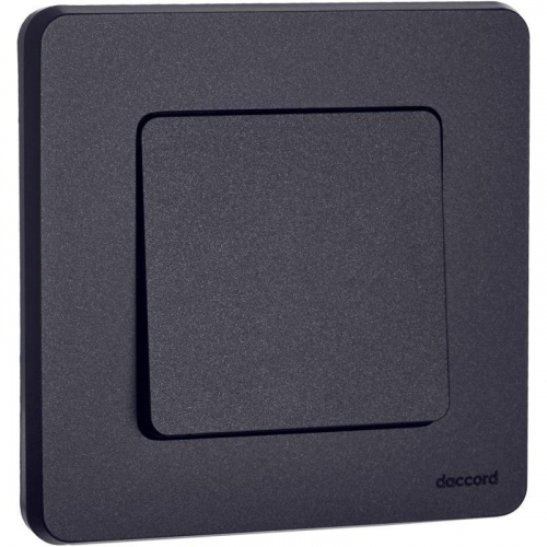 Выключатель 1-кл. Inspiria 10А IP20 250В 10AX механизм антрацит IEK 673603 фото 7