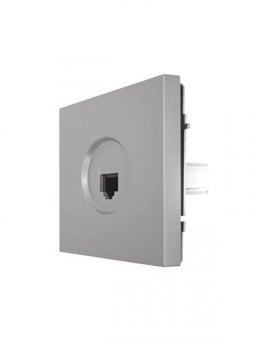 Розетка телефонная СП ZIMA IP20 евро стандарт механизм сер. матов. LEZARD 704-7488-137 фото 2