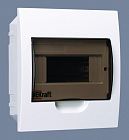 Корпус встраиваемый ЩРВ-П-8 22х20х9 8мод. IP41 пластик. DEKraft 31003DEK