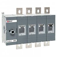 Рубильник 4п 630А без рукоятки управления TwinBlock EKF tb-s-630-4p