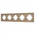 Рамка 5-м FRM-TENDO-PL-5-GD пластик. зол. Arlight 053854