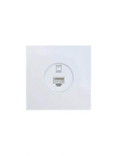 Розетка компьютерная 1-м СП ZIMA IP20 механизм бел. LEZARD 704-0288-140 фото 3