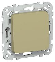 Выключатель 1-кл. СП FLITE ВС11-1-0-ФлО 10А механизм олив. IEK FI-V10-0-10-1-K26