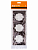 Рамка 3-х постовая вертикальная шоколад "Лама" TDM