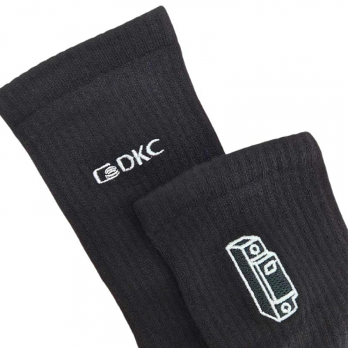 Носки размер 41-44 с вышивкой черн. DKC NOSKI BLACK 41-44