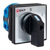 Переключатель кулачковый ПК-1-12 2п 10А "0-1" IP65 EKF pk-1-12-10-65