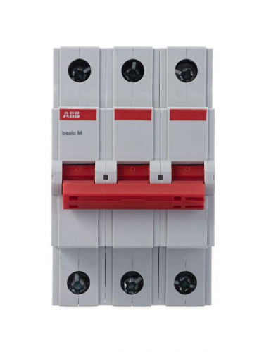 Выключатель нагрузки мод. 3п 63А Basic M BMD51363 ABB 2CDD643051R0063 фото 2