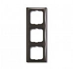 Рамка 3-м Basic 55 chateau-black ABB 2CKA001725A1508