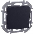 Переключатель 1-кл. Inspiria 10А IP20 250В 10AX механизм антрацит IEK 673653
