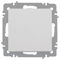 Выключатель 1-кл. СП Accent 6-101-01 10А IP20 250В AL/CU бел. Intro Б0063469
