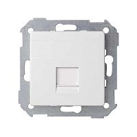 Адаптер на 1 RJ45 коннектор Simon82 защ. шторки белый Simon 82005-30