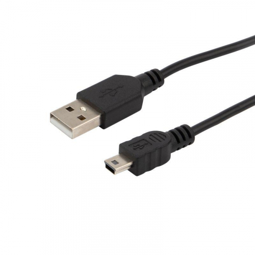 Кабель USB mini USB длинный штекер 1м черн. Rexant 18-4402 фото 4