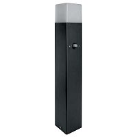 Светильник светодиодный DH0207 E27 230В уличный с датчиком освещенности/движения столб черн. FERON 11683