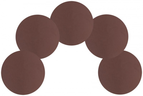 Круг шлифовальные сплошные (липучка) алюминий-оксидные 125мм (уп.5шт) Р 1500 FIT 39675 фото 6