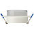Светильник декоративный DK107 WH MR16 GU5.3 встраив. бел. ЭРА Б0058396