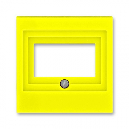 Накладка Levit для розеток USB/HDMI/VGA желт. ABB 2CHH290040A4064