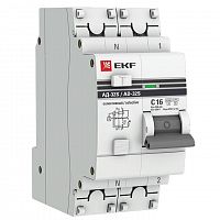 Выключатель автоматический дифференциального тока 1п+N 16А 300мА АД-32 (селективный) PROxima EKF DA32-16-300S-pro