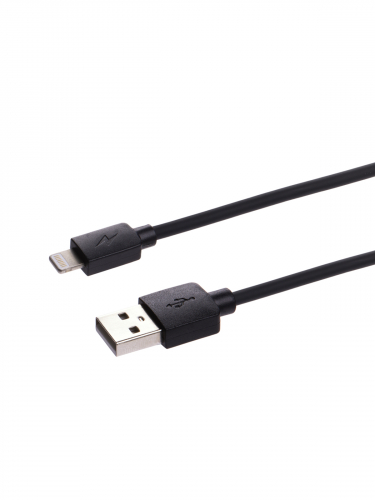 Дата-кабель, ДК 3, USB - Lightning, 1 м, черный, TDM фото 3