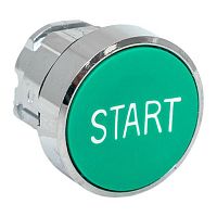 Механизм кнопки исполнительный "START" XB4 IP65 плоский возвратный без фиксации зел. EKF XB4BA-3160C-65
