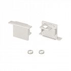 Заглушка SL-LINE-3523 WHITE глухая металл (комплект) Arlight 043123