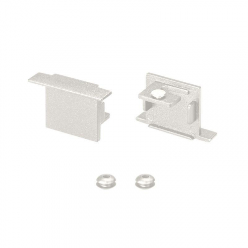 Заглушка SL-LINE-3523 WHITE глухая металл (комплект) Arlight 043123