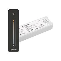 Диммер SMART-SET-PWM-102-72-MIX-SUF 12-24В 2х5А ПДУ LINE 2.4G IP20 пластик черн. INTELLIGENT ARLIGHT 036186