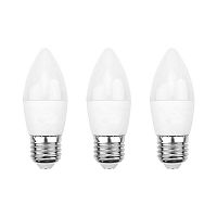 Лампа светодиодная 9.5Вт CN свеча 4000К E27 903лм (уп.3шт) Rexant 604-026-3
