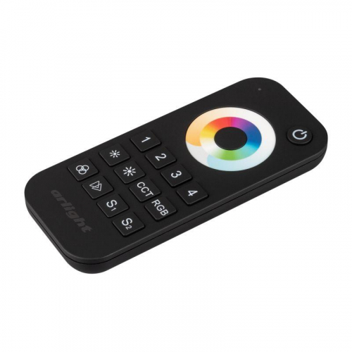 Пульт SMART-R22-MULTI 4 зоны 2.4G IP20 пластик черн. Arlight 023473