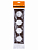 Рамка 4-х постовая вертикальная венге "Лама" TDM