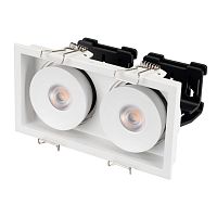 Светильник CL-SIMPLE-S148X80-2X9W DAY4000 (WH 45 DEG) (IP20 металл 3 года) Arlight 028150