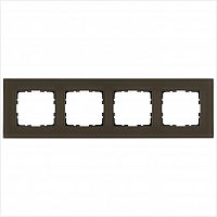Рамка 4-м G-Glass стекло каперсовый Jasmart G1004GT