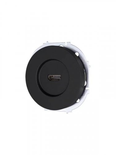 Розетка HDMI 1-м СП OSEN механизм черн. бархат LEZARD 743-4288-203 фото 2