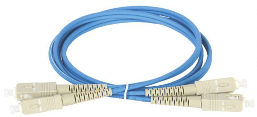 Патч-корд оптический коммутационный соединительный для многомодового кабеля (MM); 50/125 (OM4); SC/UPC-SC/UPC (Duplex) (дл.15м) ITK FPC5004-SCU-SCU-C2L-15M