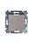 Выключатель 1-кл. СП Levit IP20 с подсветкой кофе макиато/бел. ABB 2CHH590146A6018