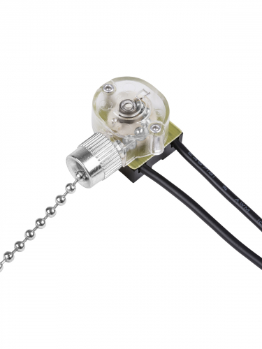 Сонетка-выключатель для бра с цепочкой 3А 250В металлик TDM фото 3