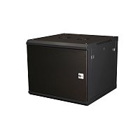 Шкаф телекоммуникационный настен. 19дюйм 9U 501х600х600мм дверь метал. черн. Datarex DR-642101