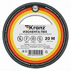 Изолента ПВХ 0.13х15мм 20м черн. Kranz KR-09-2606