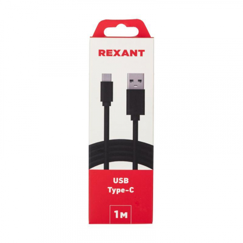 Шнур USB 3.1 type C (мАle) - USB 2.0 (мАle) 1м Rexant 18-1881 фото 3