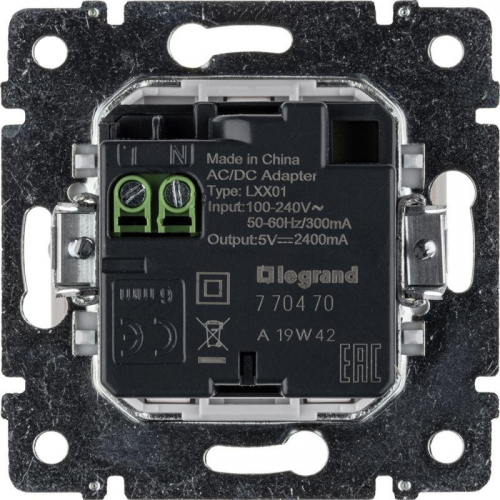 Розетка USB 2-м СП Valena бел. Leg 770470 фото 14