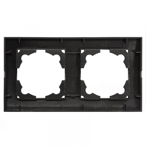 Рамка 2-м Бриллиант горизонт. графит Universal 7947465-Gr фото 3