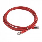 Патч-корд LCS RJ45 S/FTP кат.6А 2м красн. Leg 051871