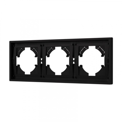 Рамка 3-м FRM-TENDO-SFPL-3-BK пластик. черн. Arlight 054650