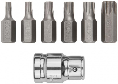 Набор бит дюймTORхдюйм CrV (уп.7шт) FIT 57825