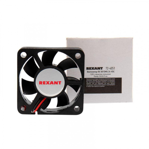 Вентилятор RX 5015MS 24 VDC Rexant 72-4051 фото 3