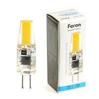 Лампа светодиодная LB-423 3Вт JC 6400К G4 230В FERON 51169