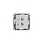 Розетка компьютерная + телефонная 2-м СП Glossa RJ45 + RJ11 кат.5E механизм бел. SE GSL000185