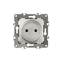 Розетка 1-м СП Эра12 12-2105-15 16А IP20 16AX 250В 2P механизм перламутр. Эра Б0019338