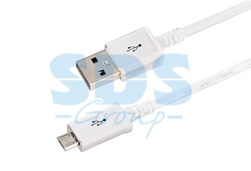 Кабель USB microUSB длинный штекер 1м бел. Rexant 18-4269-20 фото 2