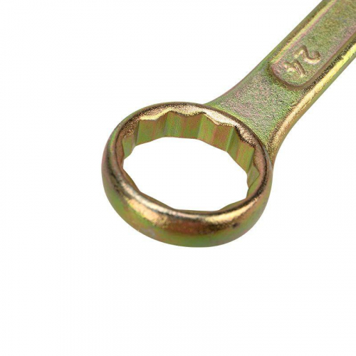 Ключ комбинированный 24мм желт. цинк Rexant 12-5815-2 фото 4