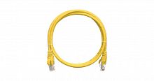 Патч-корд кат.5E (класс D) U/UTP 4 пары 24 AWG (7х0.205мм) 100МГц 2хRJ45 (8P8C) BC чистая медь LSZH нг(А)-HFLTx 0.5м желт. NIKOMAX NMC-PC4UD55B-005-C-YL